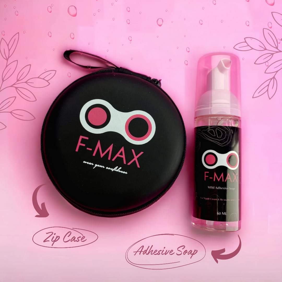 FMAX Adhesive Silicone Nipple Cover and Adhesive Soap - Image 3